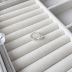 Anel Mindinho Oval Pinky Ring