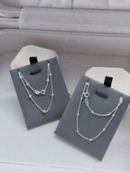 Colar Veneziana Bolinha V12 45CM