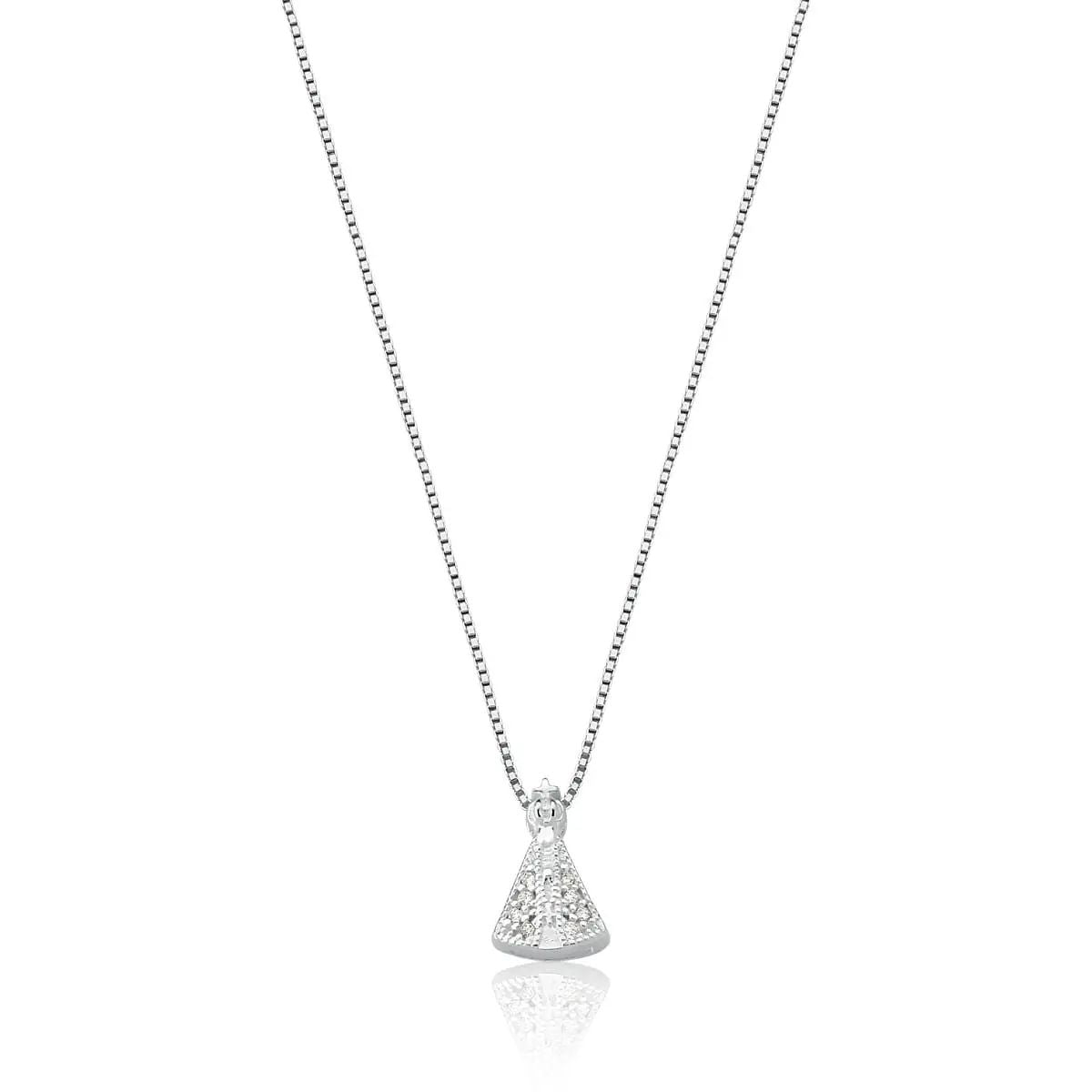 Colar Nossa Senhora Aparecida V15 45CM