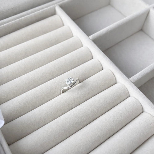 Anel Mindinho Oval Pinky Ring